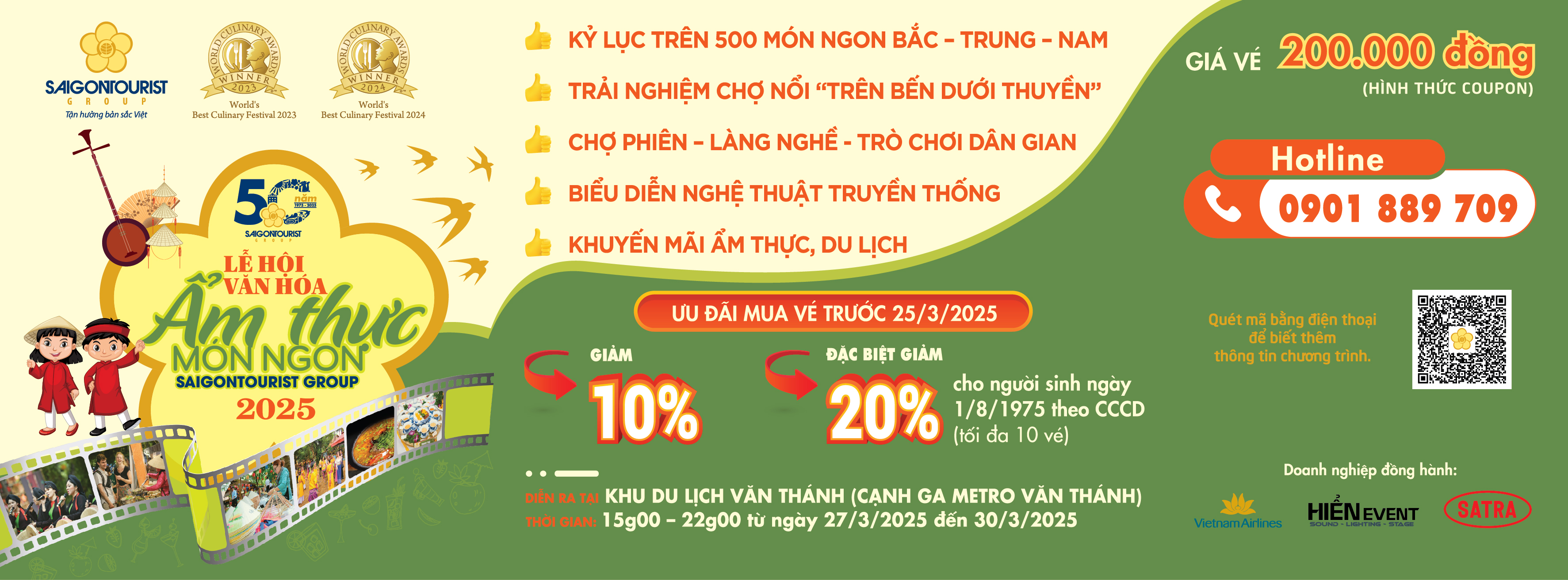 Lễ hội Văn hóa Ẩm thực Món Ngon Saigontourist Group 2025